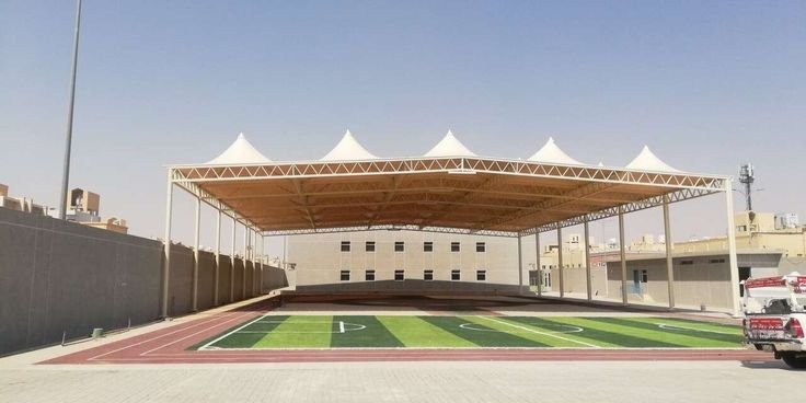 مظلات وسواتر جدة لجميع مظلات المدارس