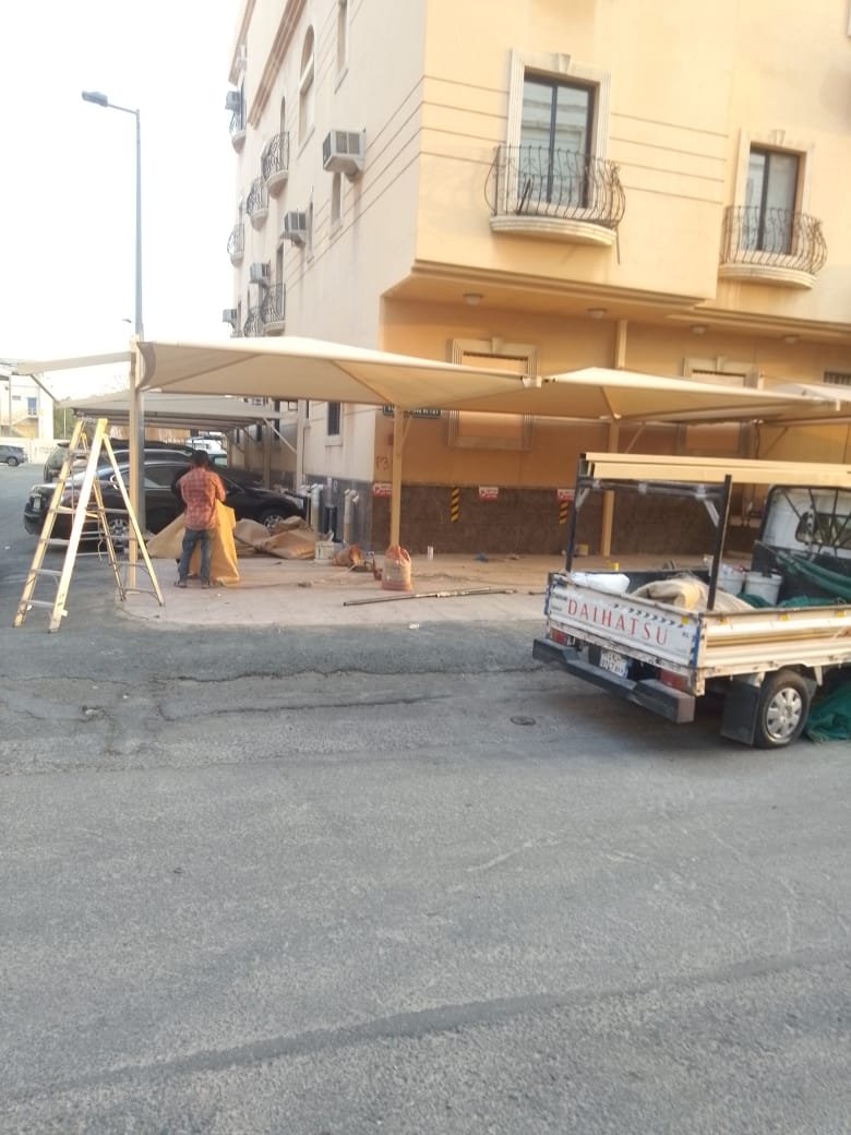 مظلات سيارات جدة